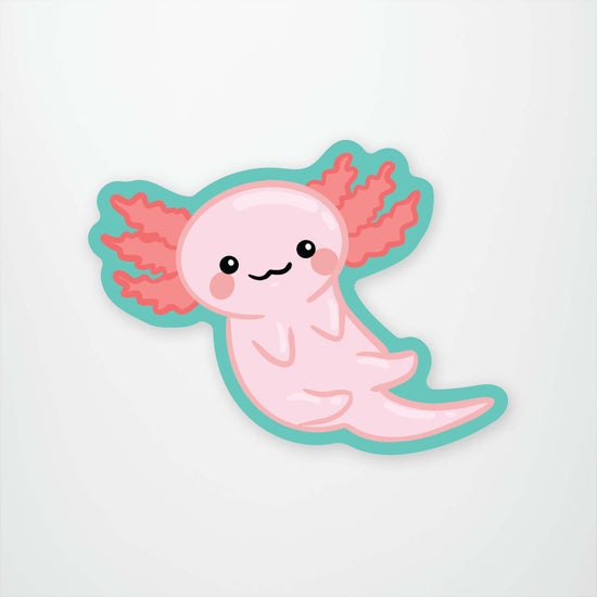 Cute Axolotl Sticker Pack of 12 units