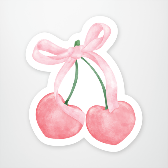 Coquette Cherry Sticker Pack of 12 units