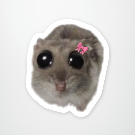 Baby Hamster Sticker Pack of 12 units