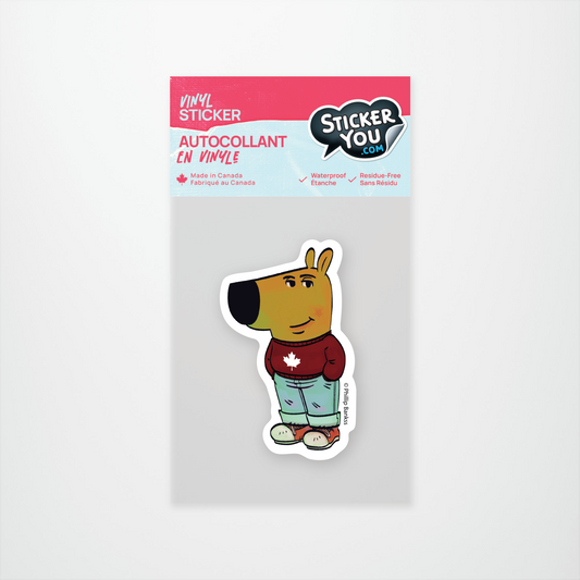 Canadian Chill Guy Sticker Pack of 12 Units