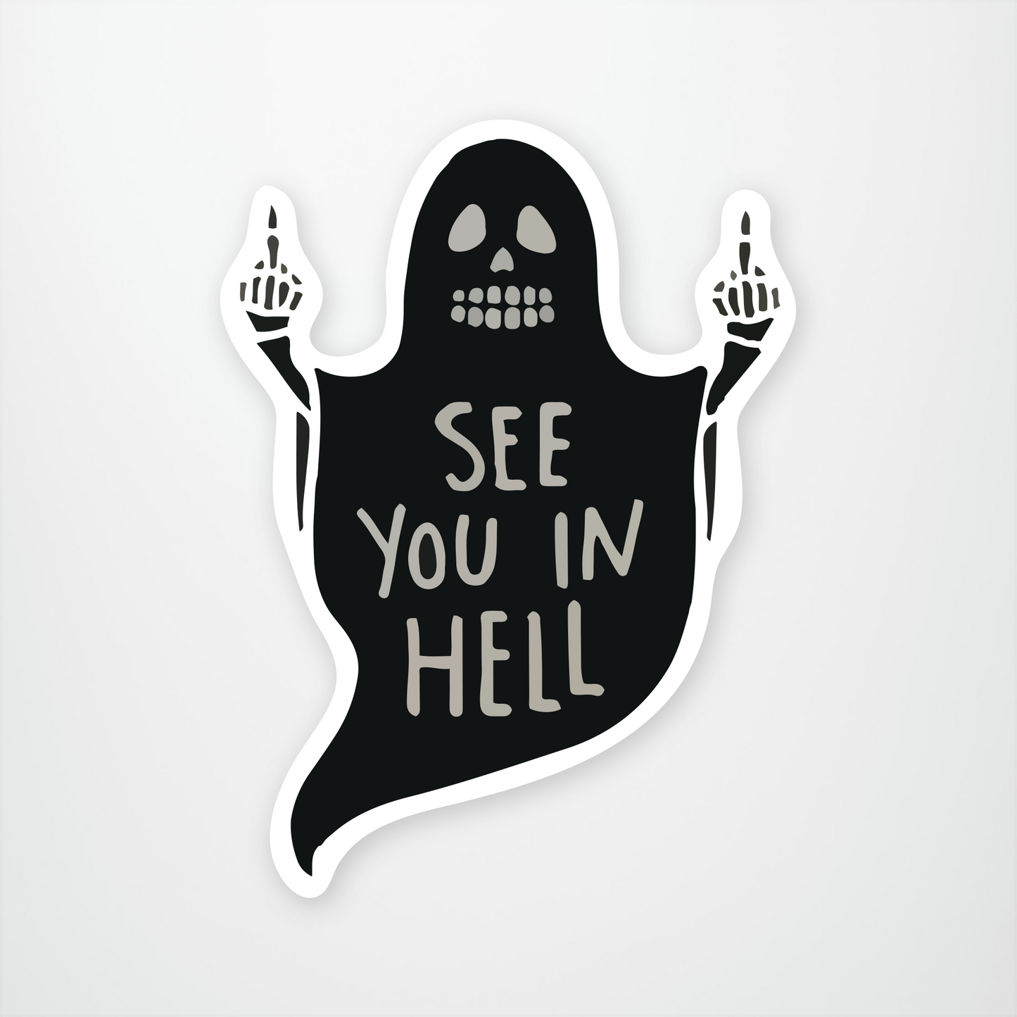 See You in Hell Sticker Pack of 12 units ($2.25 each)