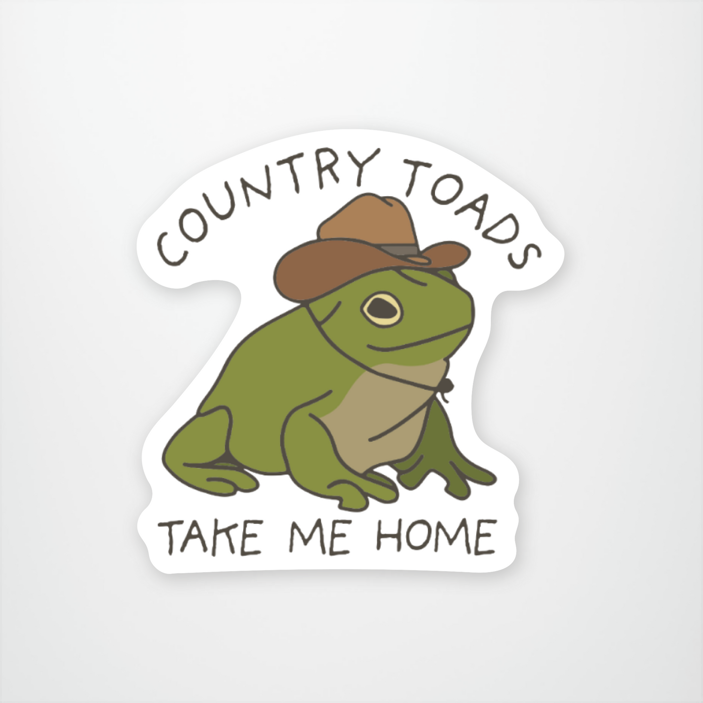 Country Toad Sticker Pack of 12 units