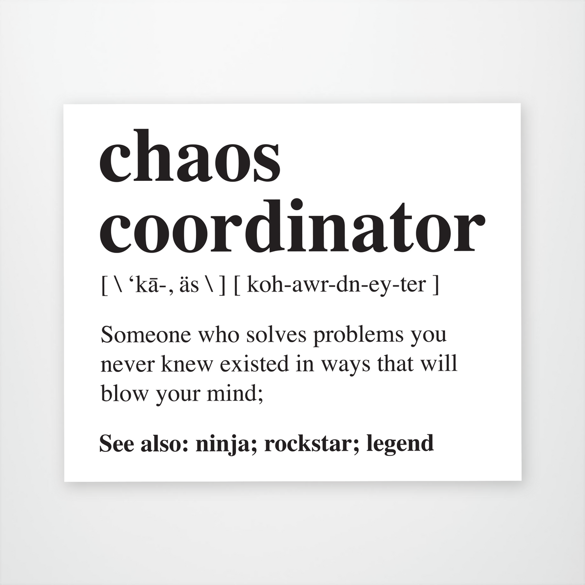 Chaos Coordinator