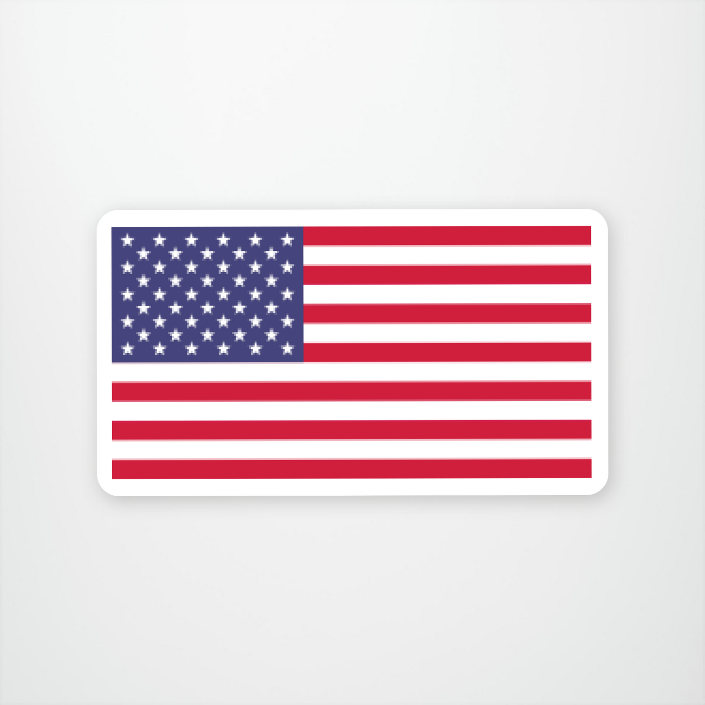 US Flag Sticker Pack of 12 units