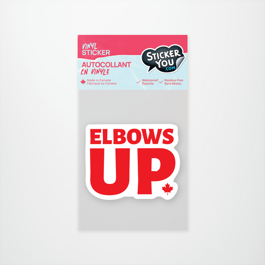 Elbows Up Sticker Pack of 12 Units