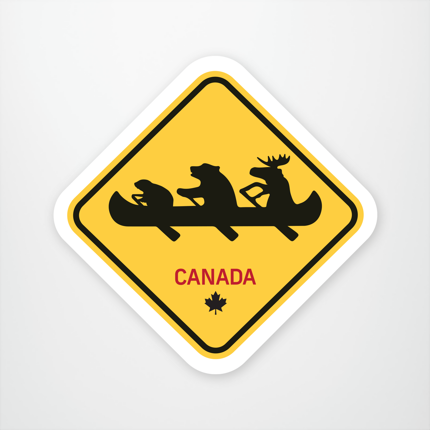 Canada Animals Canoeing Magnet Pack (12 units @ $2.25 each)