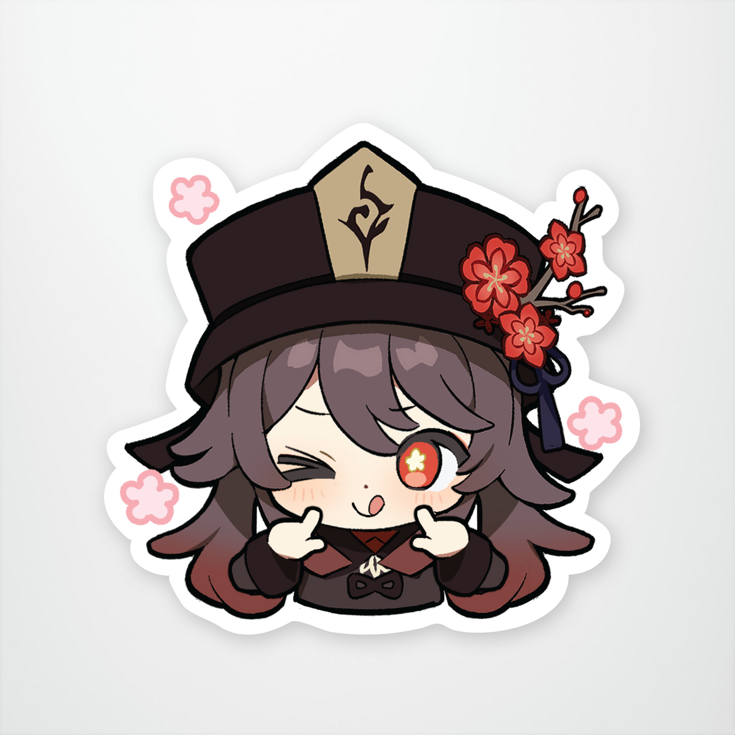 Hu Tao (Adorable) Sticker Pack of 12 units