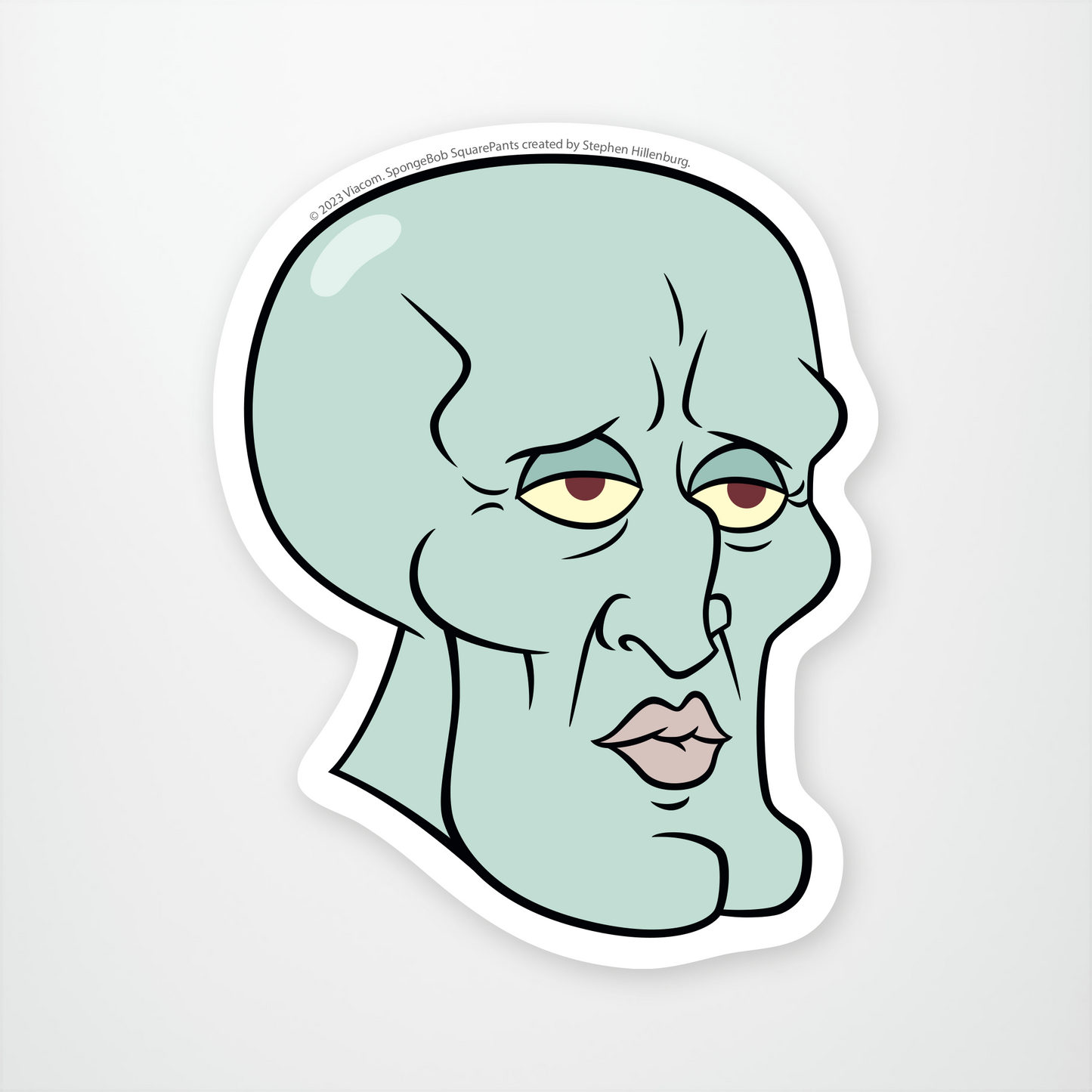 Handsome Squidward Sticker Pack of 12 units