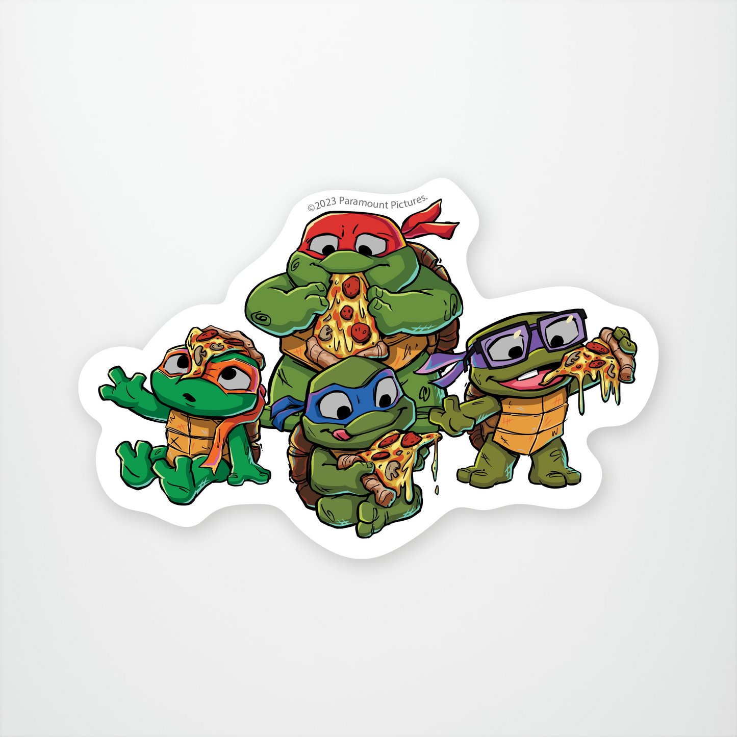 TMNT M1 Toddler Sticker Pack of 12 units