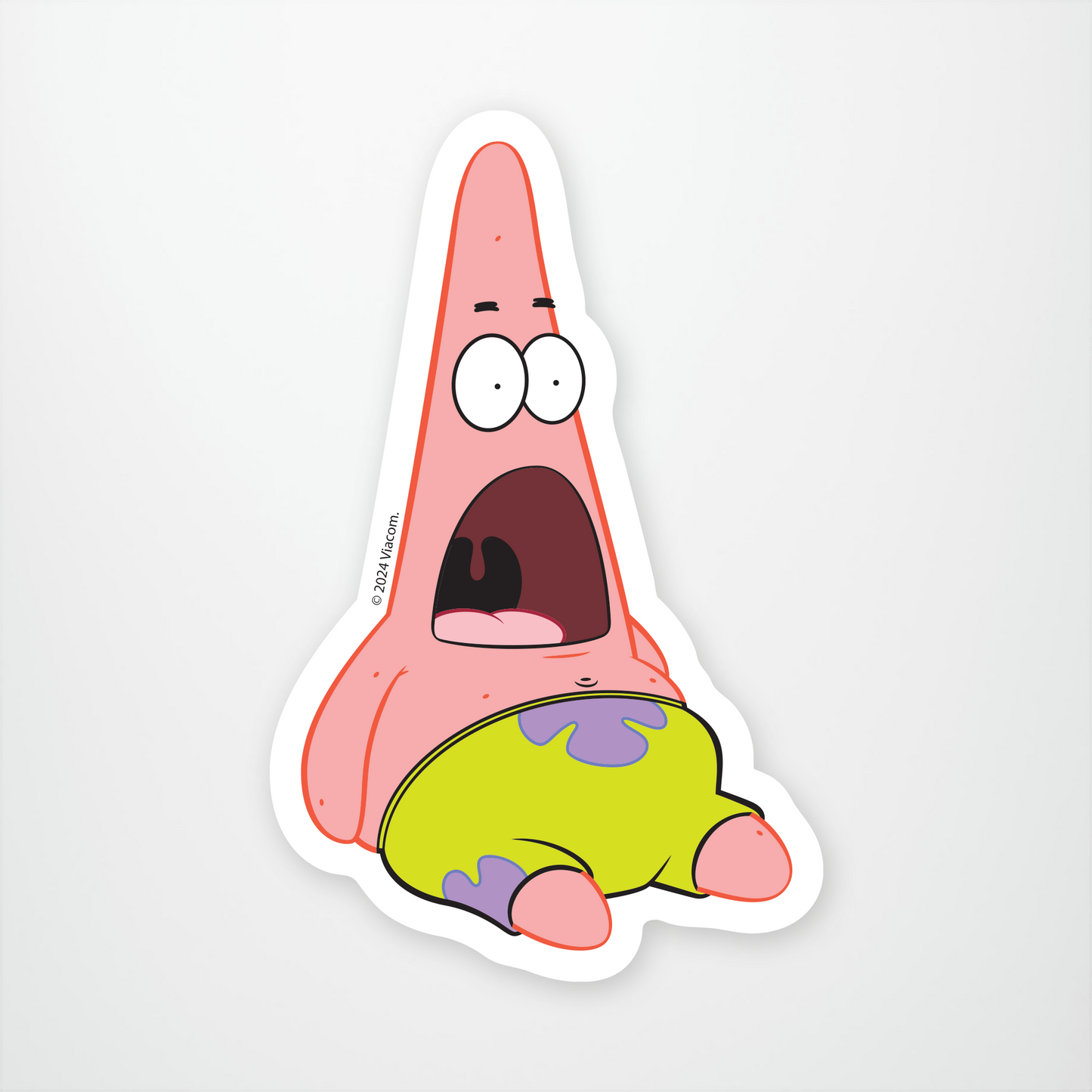 Surprised Patrick Sticker Pack of 12 units