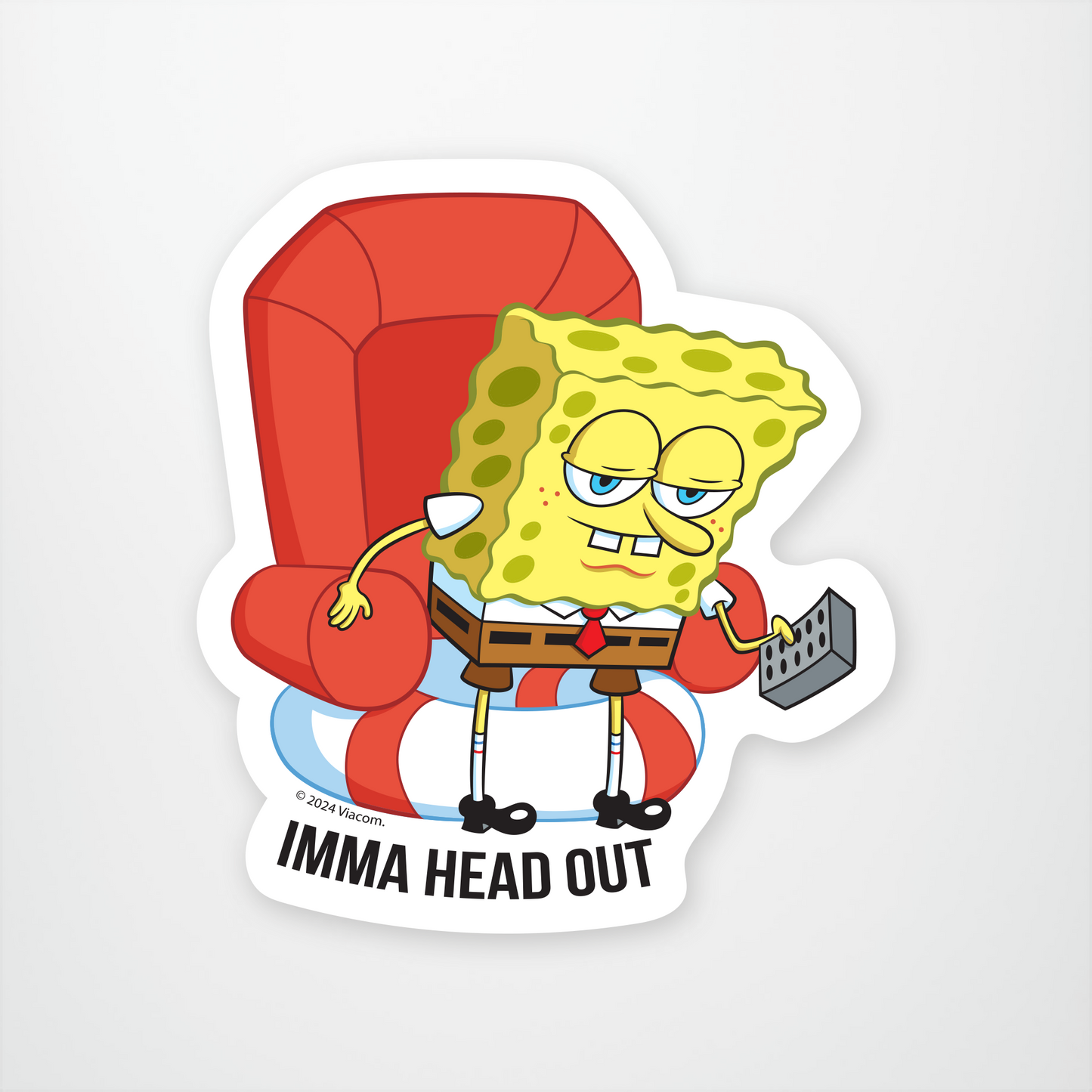 Imma Head Out Sbob Sticker Pack of 12 units