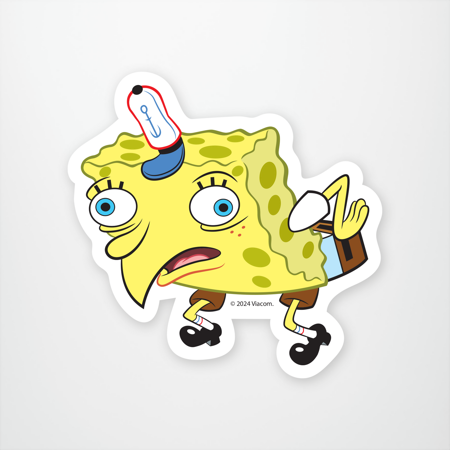 Chicken Spongebob Sticker Pack of 12 units