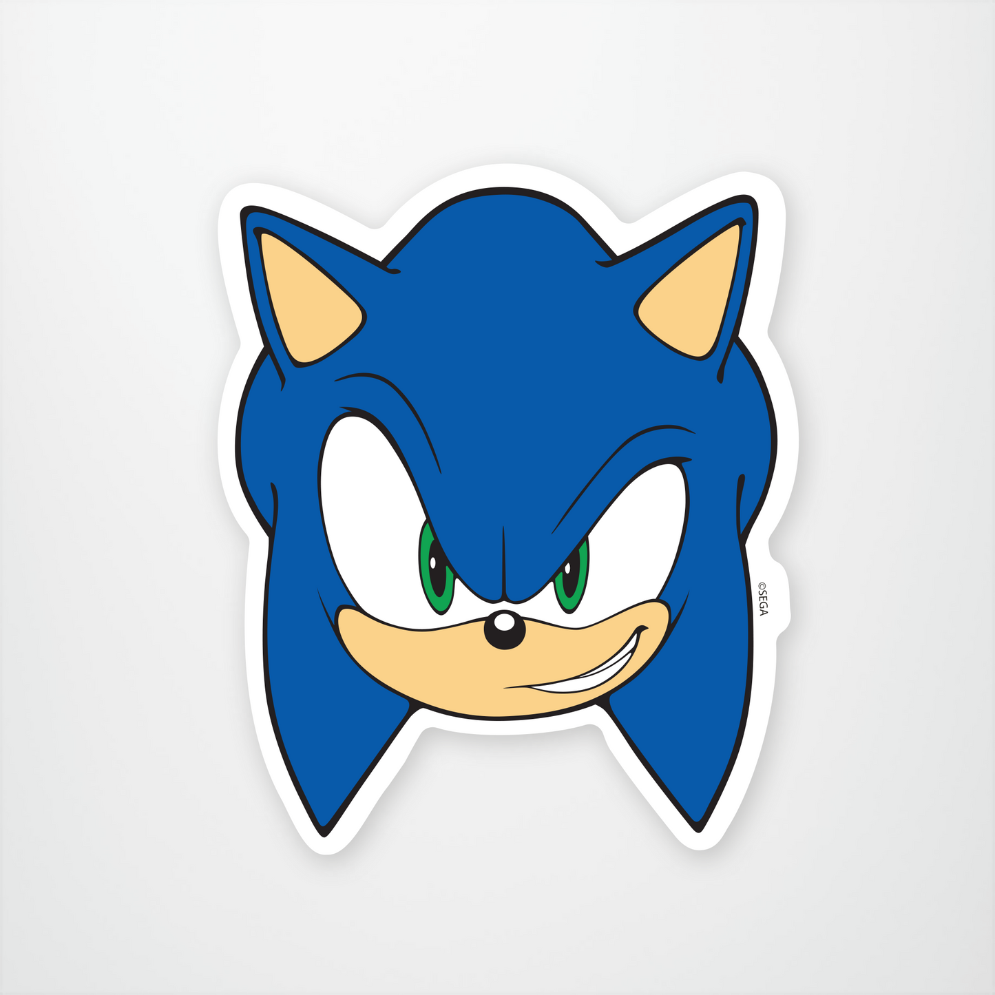 Sonic Face Sticker Pack of 12 units