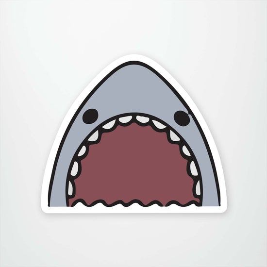 Cute Shark Sticker Pack of 12 units