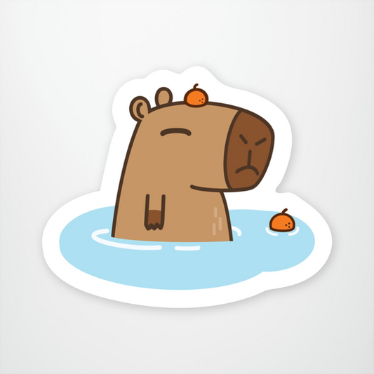Capybara Sticker Pack of 12 units