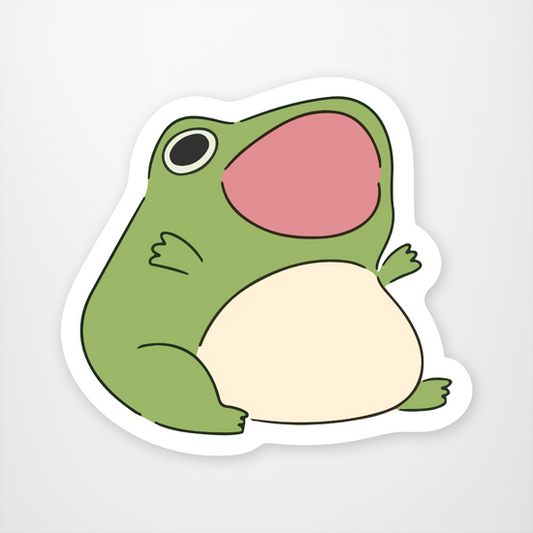Happy Frog Sticker Pack of 12 units