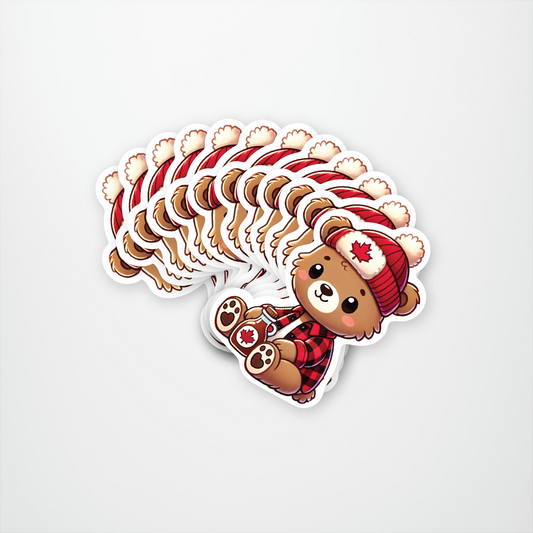 Cute Canadian Bear Magnet Pack of 12 Units