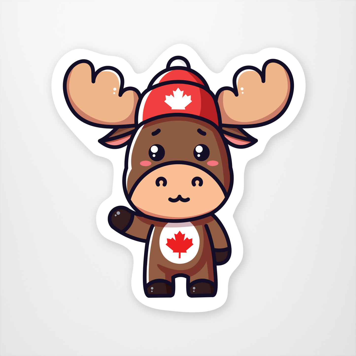Cute Moose Sticker Pack (12 units @ $2.25 each)
