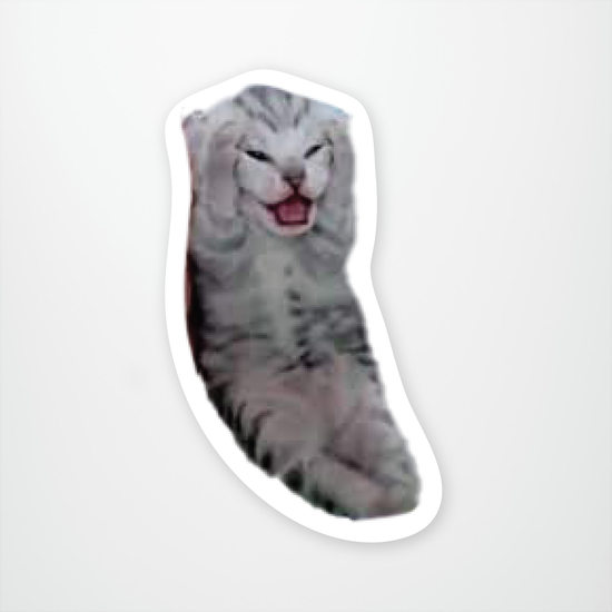 Existential Crisis Kitty Sticker Pack of 12 units ($2.25 each)
