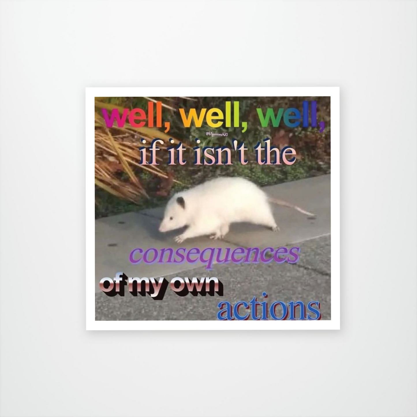 Consequences of My Own Actions