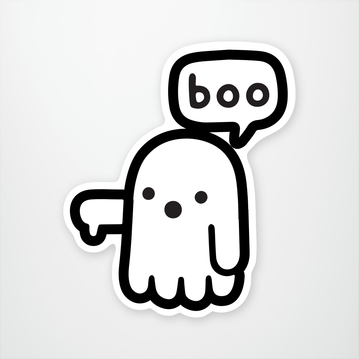 Boo Sticker Pack of 12 units