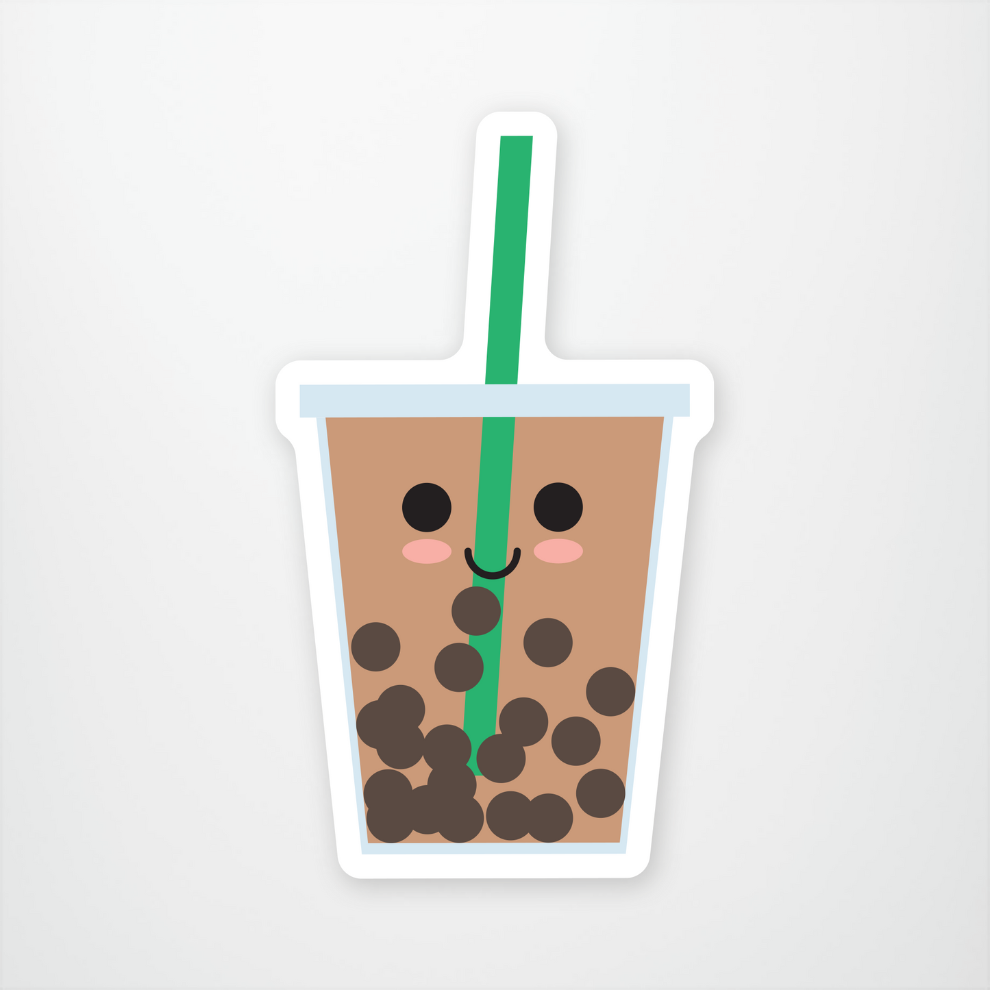 Bubble Tea Sticker Pack of 12 units