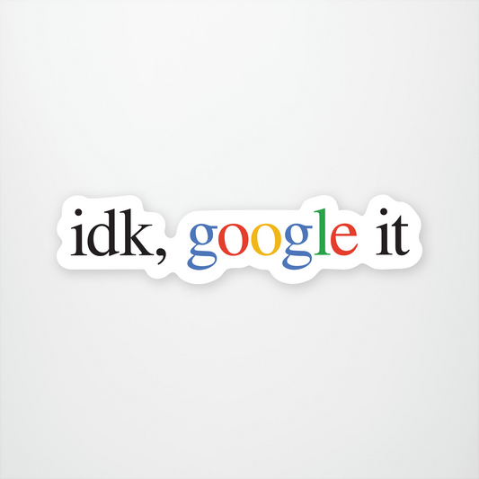 idk google it Sticker Pack of 12 units ($2.25 each)