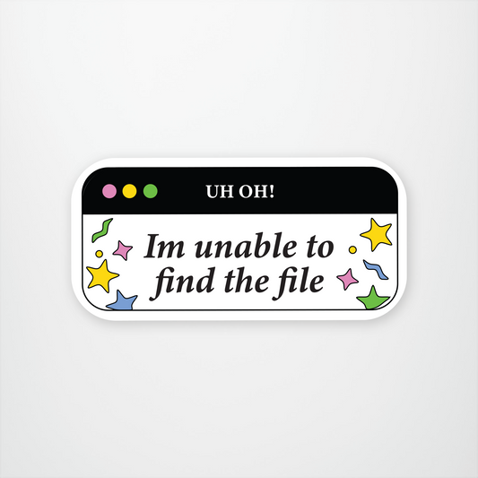 Unable to Find File