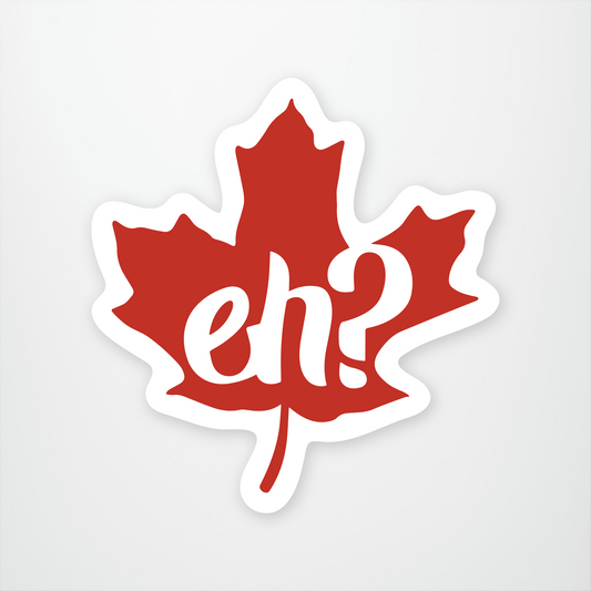 Eh? Maple Leaf Sticker Pack of 12 Units