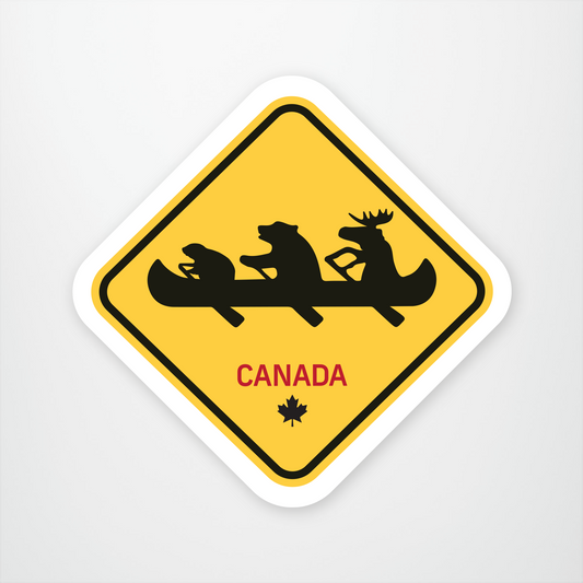 Canada Animals Canoeing Magnet Pack (12 units @ $2.25 each)