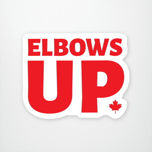 Elbows Up Sticker Pack of 12 Units