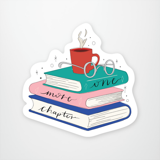 One More Chapter Sticker Pack of 12 units ($2.25 each)