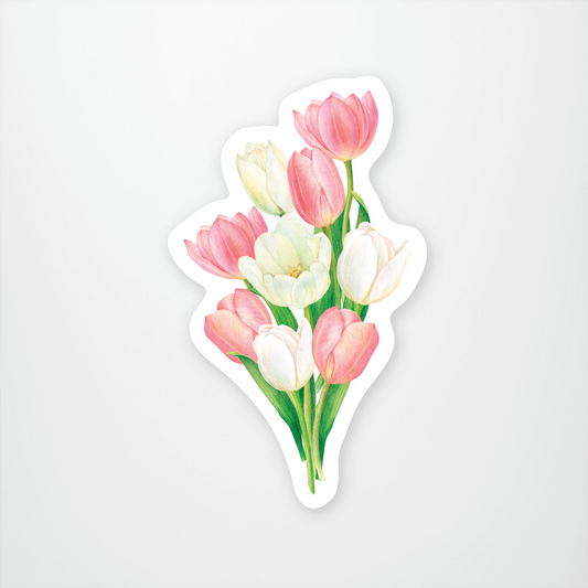 Tulip Bouquet Sticker Pack of 12 units ($2.25 each)
