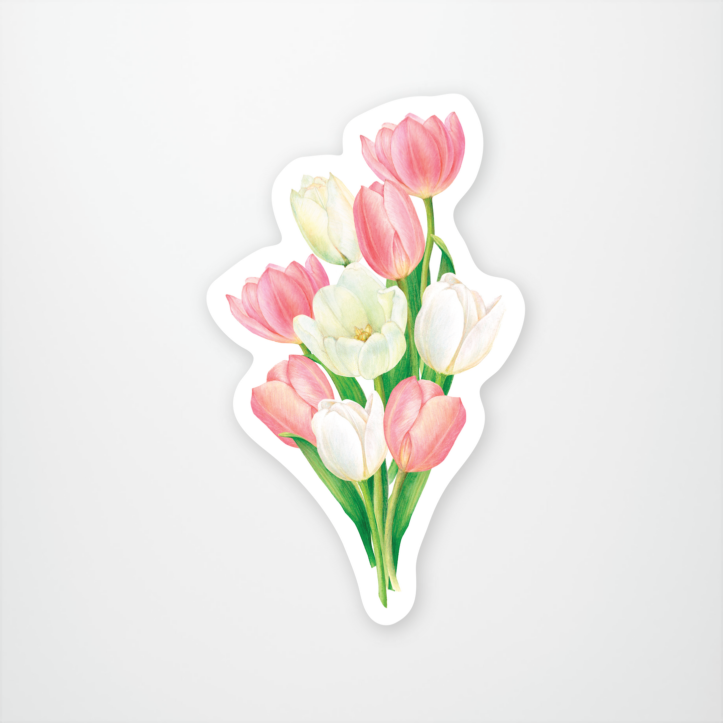 Tulip Bouquet Sticker Pack of 12 units
