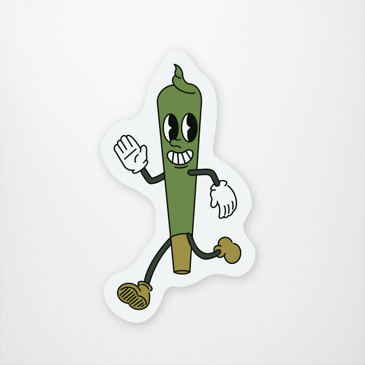 Happy Weed Sticker Pack of 12 units