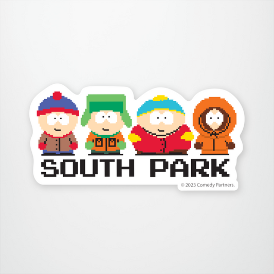 South Park Pixel Sticker Pack of 12 units