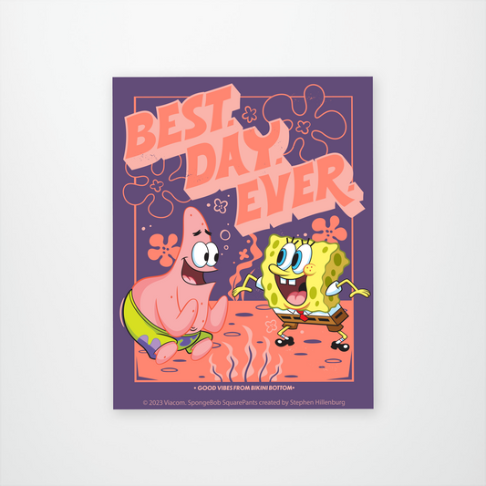 Best Day Ever Sticker Pack of 12 units