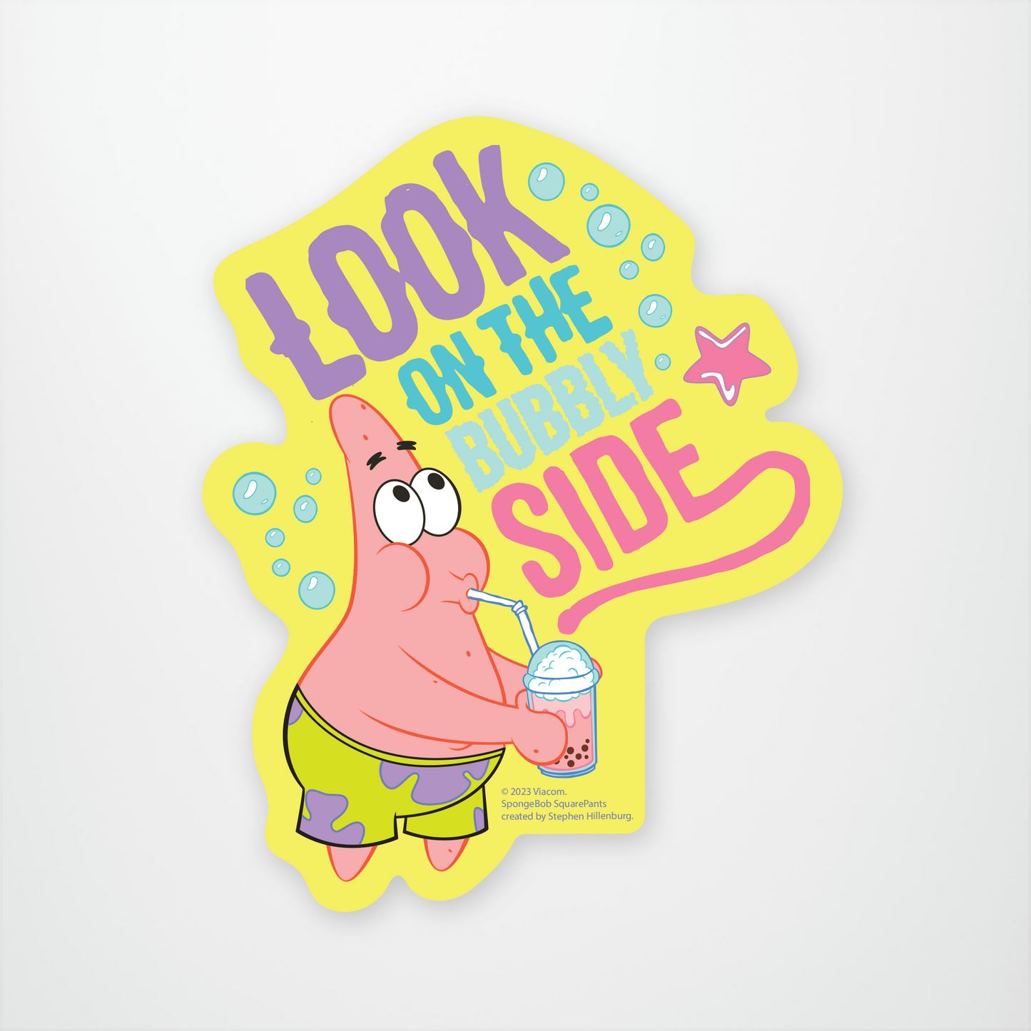 Look on the Bubbly Side Sticker Pack of 12 units