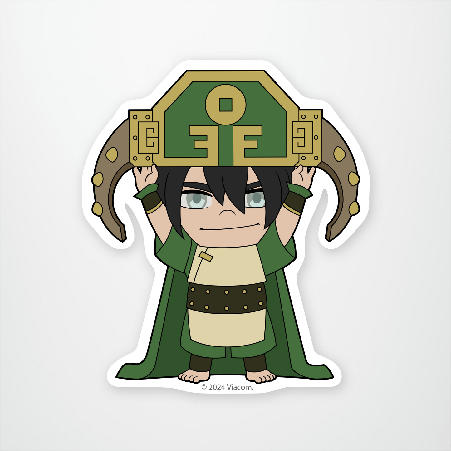Chibi Toph Sticker Pack of 12 units