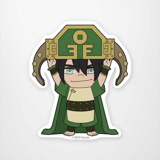 Chibi Toph Sticker Pack of 12 units