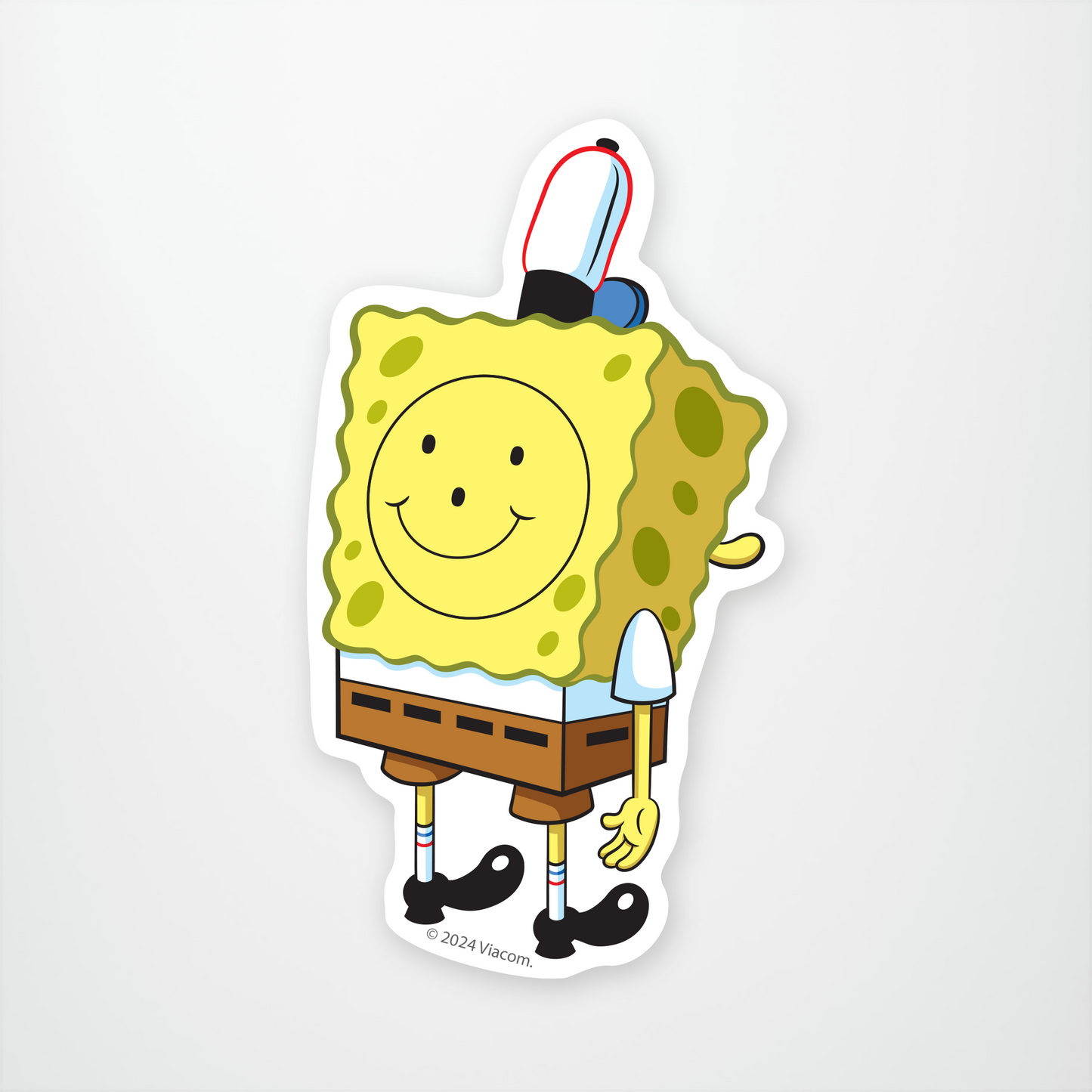 Spongebob Sad Sticker Pack of 12 units