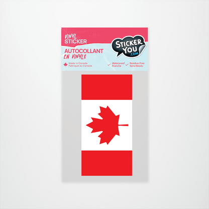 Flag Canada Sticker Pack (12 units @ $2.25 each)