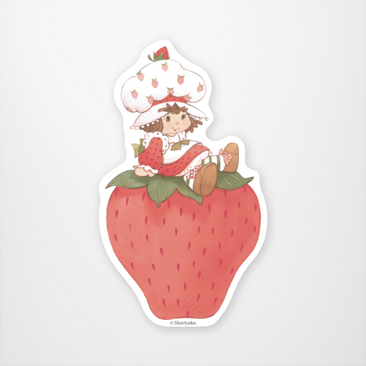Strawberry Shortcake Sitting Sticker Pack of 12 units