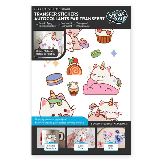Chibi Transfer Stickers