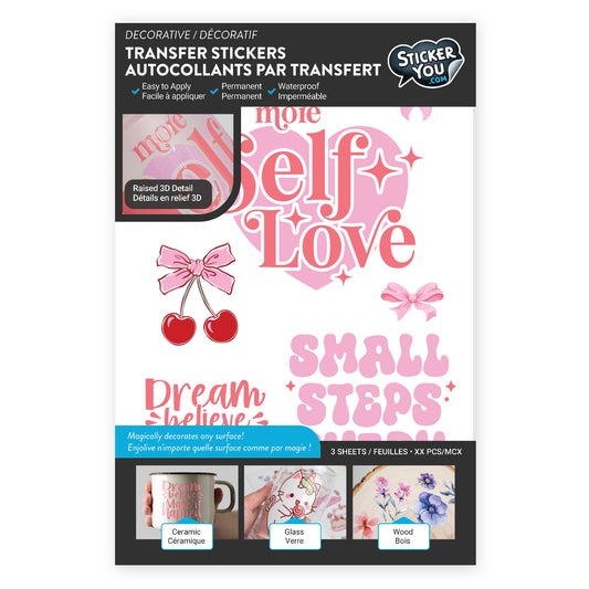 Quotes Transfer Stickers