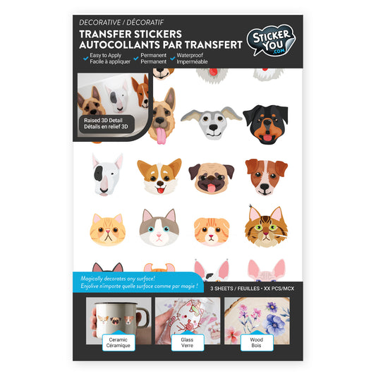 Pets Transfer Stickers