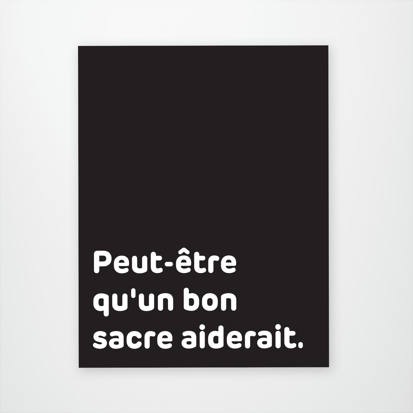 Peut Etre Quun Bon Sacre Aiderait