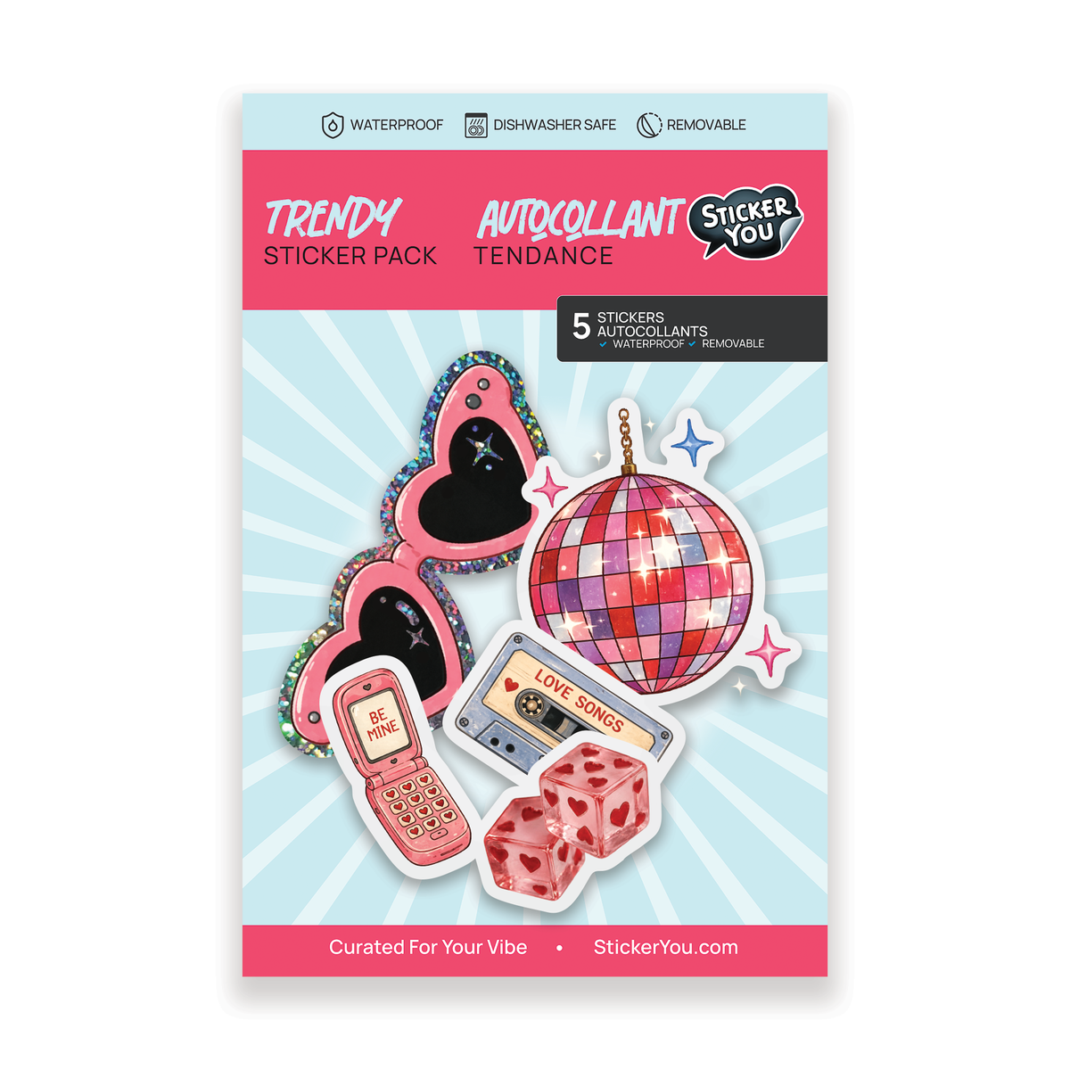 Millenial Valentine Sticker Pack